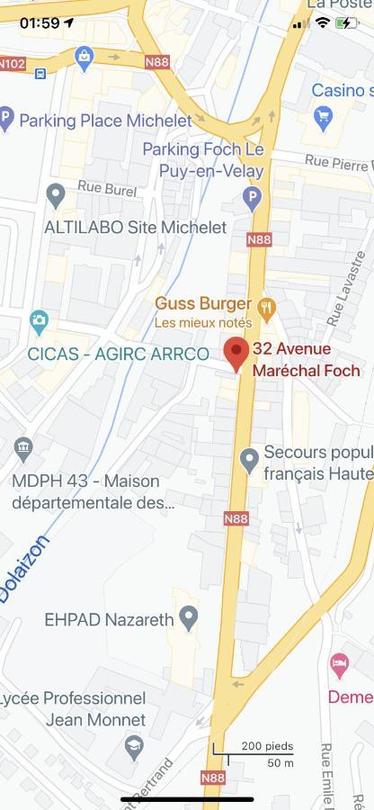 Loft Industriel En Centre Ville Le Puy-en-Velay Exteriör bild